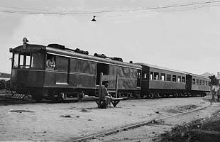 Diesel locomotive #200 at St. George's